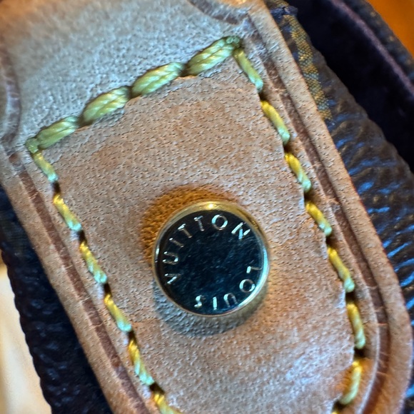 Louis Vuitton Brown Monogram Crossbody with Gold Chain